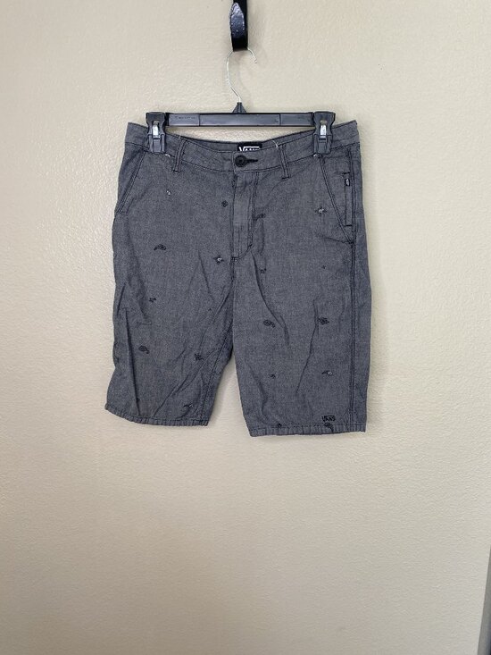 Vans Other - Vans Gray Embroidered Patterned Mens Casual Shorts Size 28 Summer